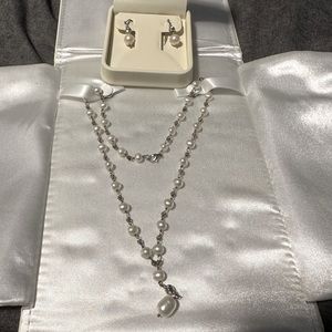 Pearls from Jared’s Galleria of Jewelry.